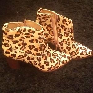 Steve Madden Leopard Booties